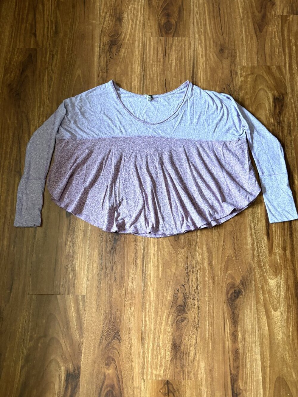 Free People We the Free Cloud 9 oversized colorblock swing top size M